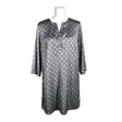 Unisex Cut & Pret - Schiffon tunic, size 40 - Black ()