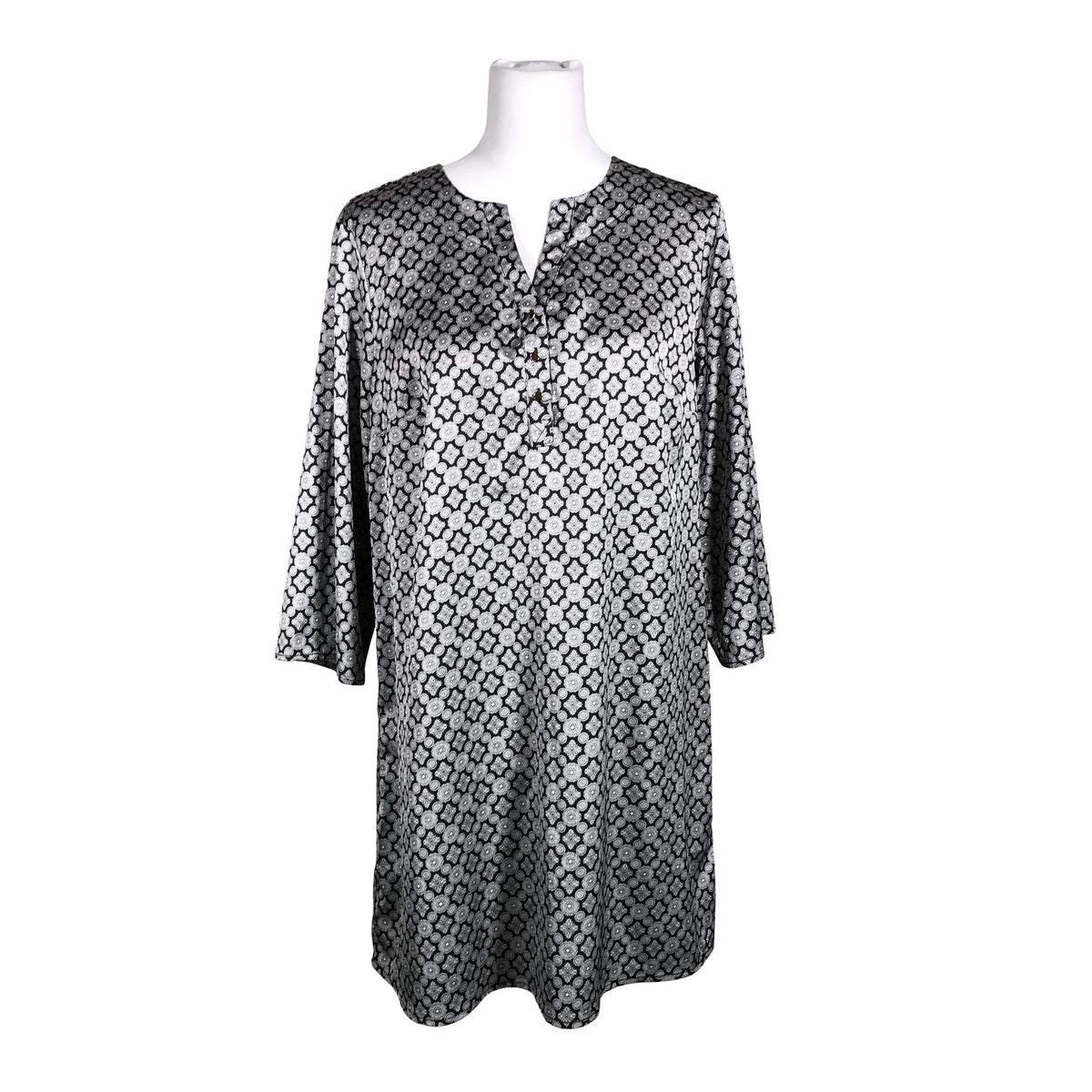 Unisex Cut & Pret - Schiffon tunic, size 40 - Black (1)