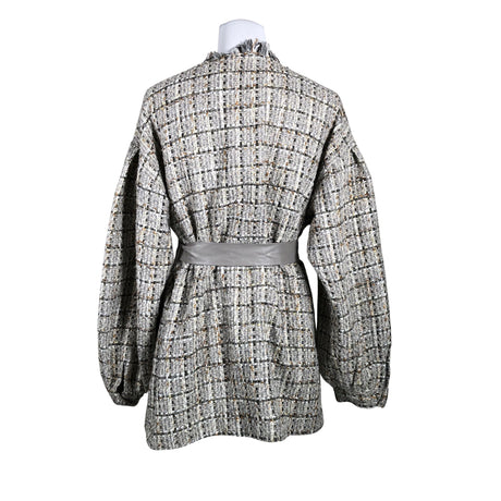 Unisex Bruuns Bazaar - Wool coat, size 40 - Gray (2)