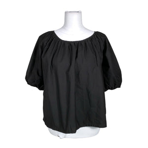 Unisex Nanso - Short-sleeved blouse, size 36 - Black (1)