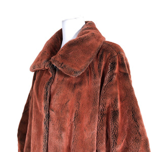 Unisex Marimekko - Faux fur coat, size 36 - Brown (2)