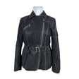 Unisex Big-L - Leather jacket, size 42 - Black ()