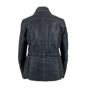 Unisex Big-L - Leather jacket, size 42 - Black (2)