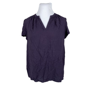 Unisex Saint Tropez - Short-sleeved blouse, size 44 - Blue (1)