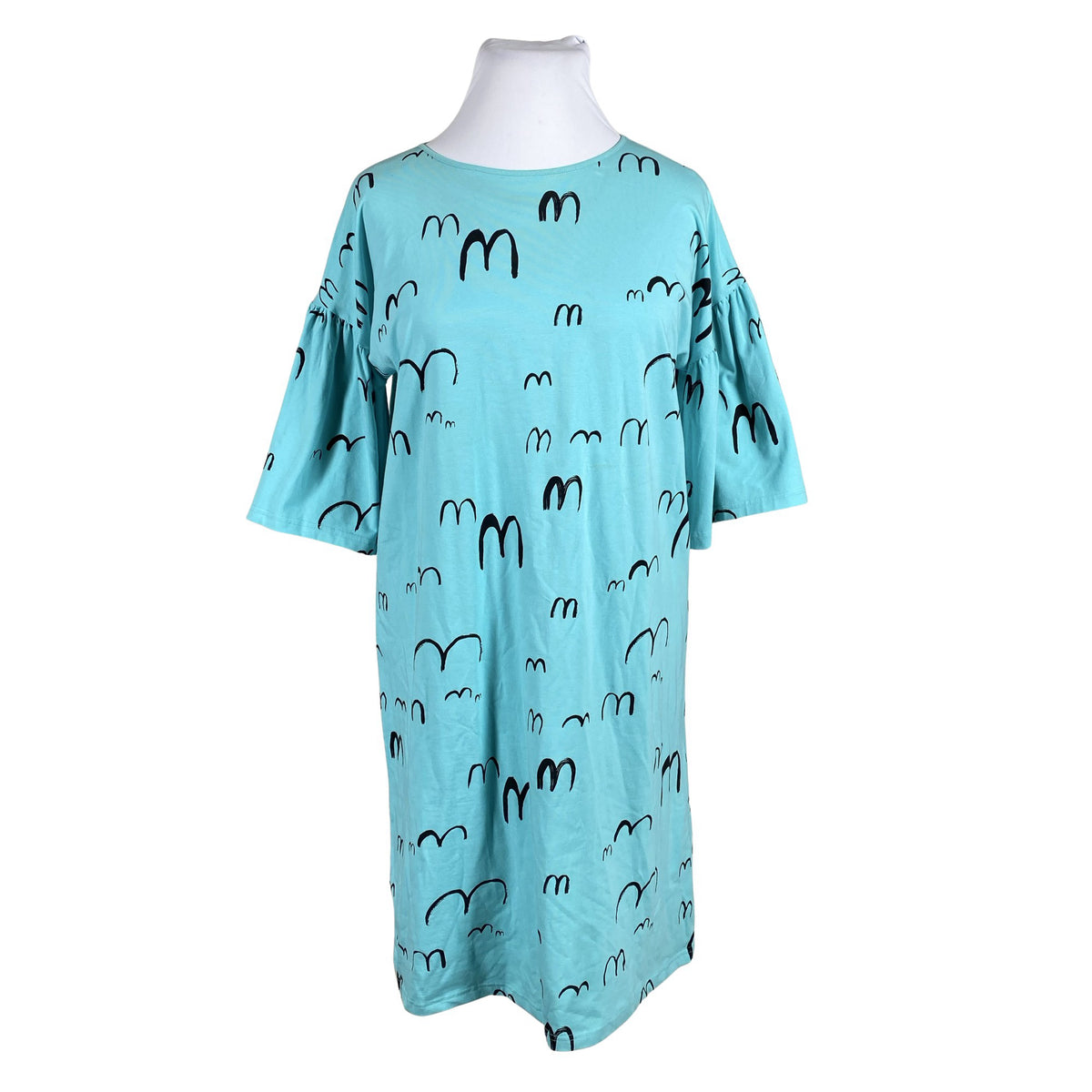 Unisex Papu - Tricot dress, size 42 - Turquoise (1)