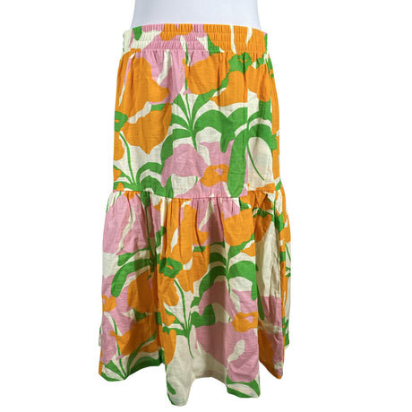 Unisex Mainio - Fabric skirt, size 44 - Orange ()