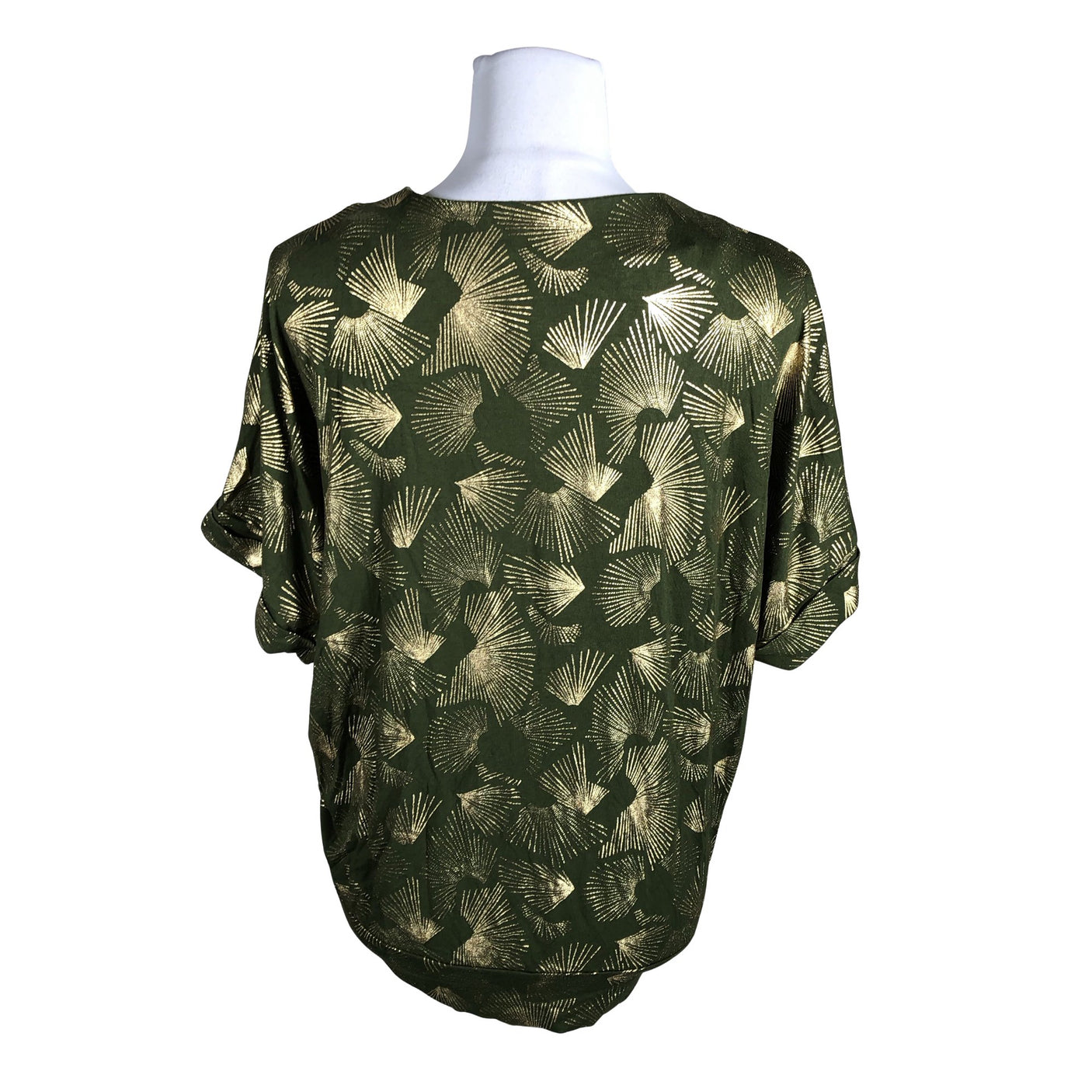 Unisex Biba - Short-sleeved blouse, size 40 - Green (2)