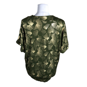 Unisex Biba - Short-sleeved blouse, size 40 - Green (2)