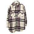 Unisex POMPdeLUX - Flannel shirt, size 146 - 152 - White ()