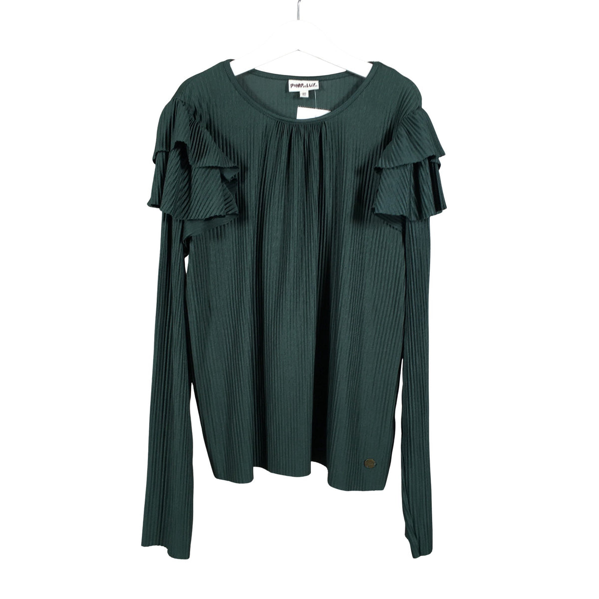 Unisex POMPdeLUX - Tricot shirt, size 146 - 152 - Green (1)