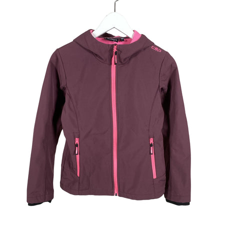 Unisex CMP - Soft shell jacket, size 158 - 164 - Wine red ()
