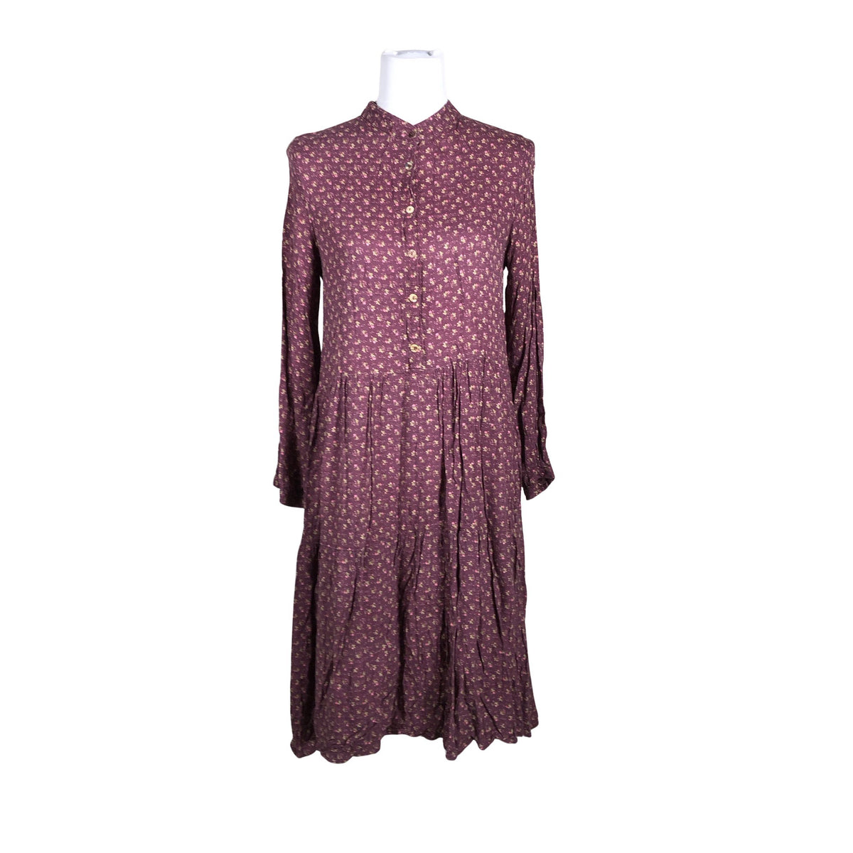Unisex Noella - Schiffon dress, size 38 - Wine red (1)