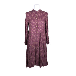 Unisex Noella - Schiffon dress, size 38 - Wine red (1)