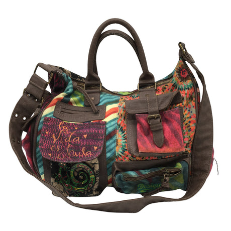 Unisex Desigual - Handbag, size Midi - Brown ()