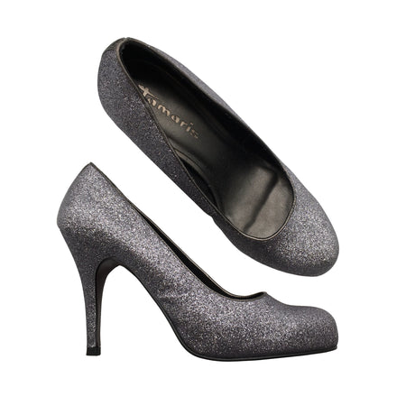 Unisex Tamaris - Evening high heels, size 39 - Silver ()