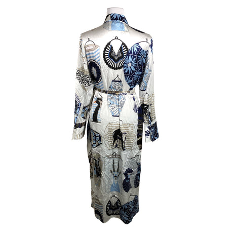Unisex Herzen's Angelegenheit - Schiffon dress, size 38 - Blue (2)
