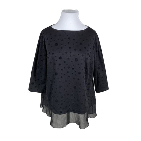 Unisex Voglia - Tricot tunic, size 48 - Black ()