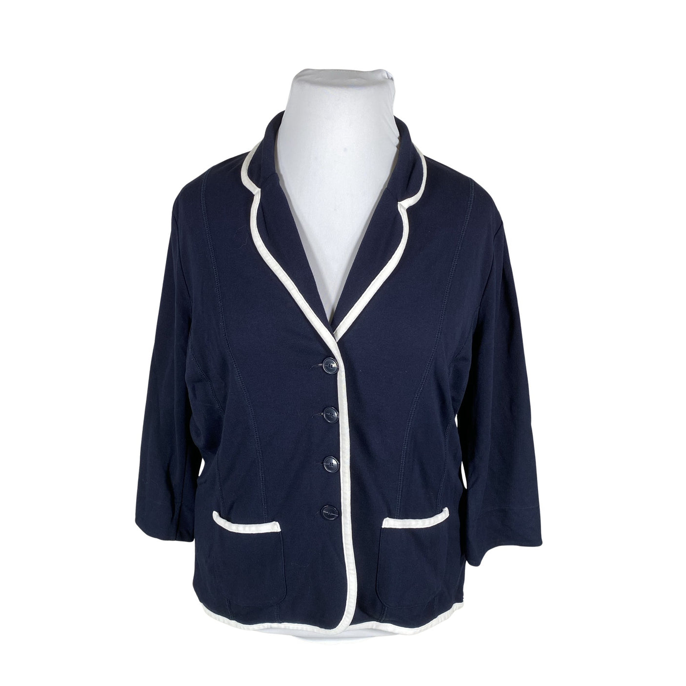 Unisex Betty Barclay - Sweat jacket, size 46 - Blue (1)