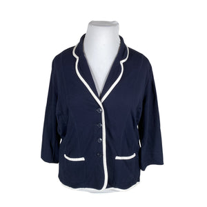 Unisex Betty Barclay - Sweat jacket, size 46 - Blue (1)