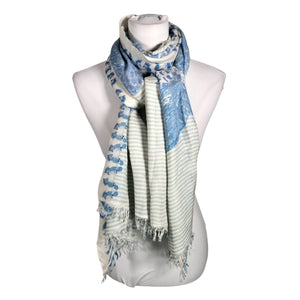 Unisex Hemisphere - Scarf, size Maxi - Blue (1)