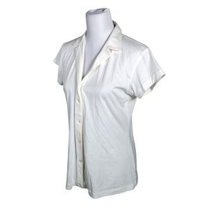 Unisex Artigiano by Asoni - Short-sleeved blouse, size 40 - Natural white (3)