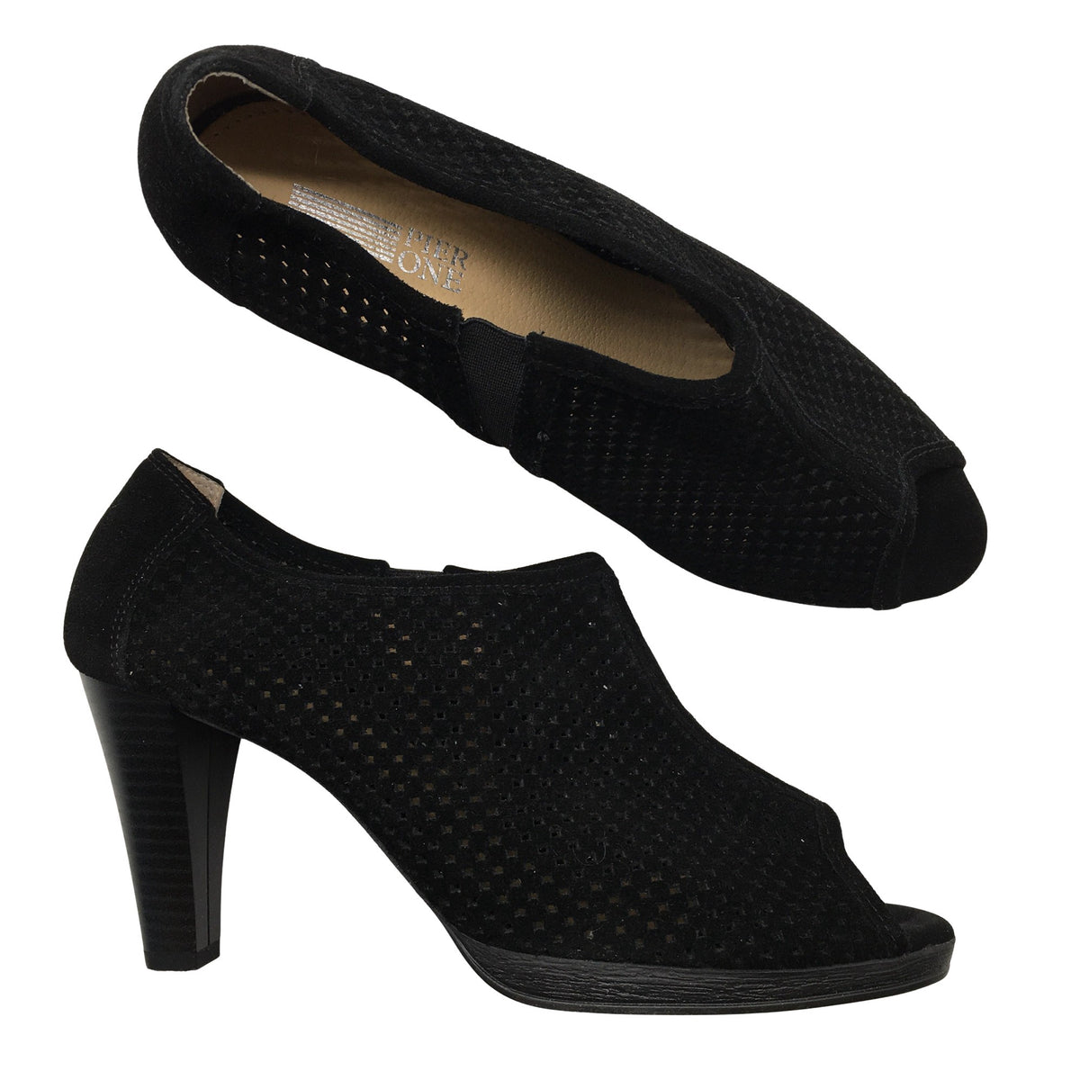 Unisex Pier One - Open toe high heel shoes, size 42 - Black (1)