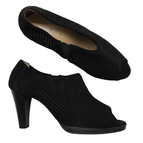 Unisex Pier One - Open toe high heel shoes, size 42 - Black ()