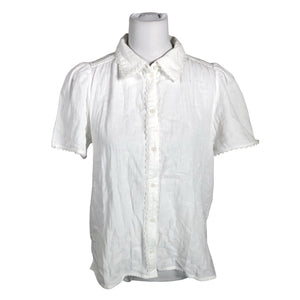 Unisex ME+EM - Short-sleeved blouse, size 40 - White (1)