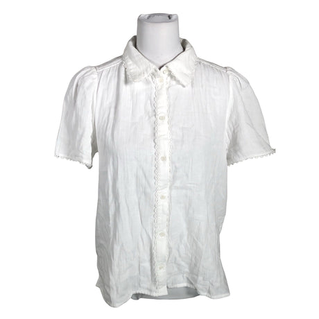 Unisex ME+EM - Short-sleeved blouse, size 40 - White ()