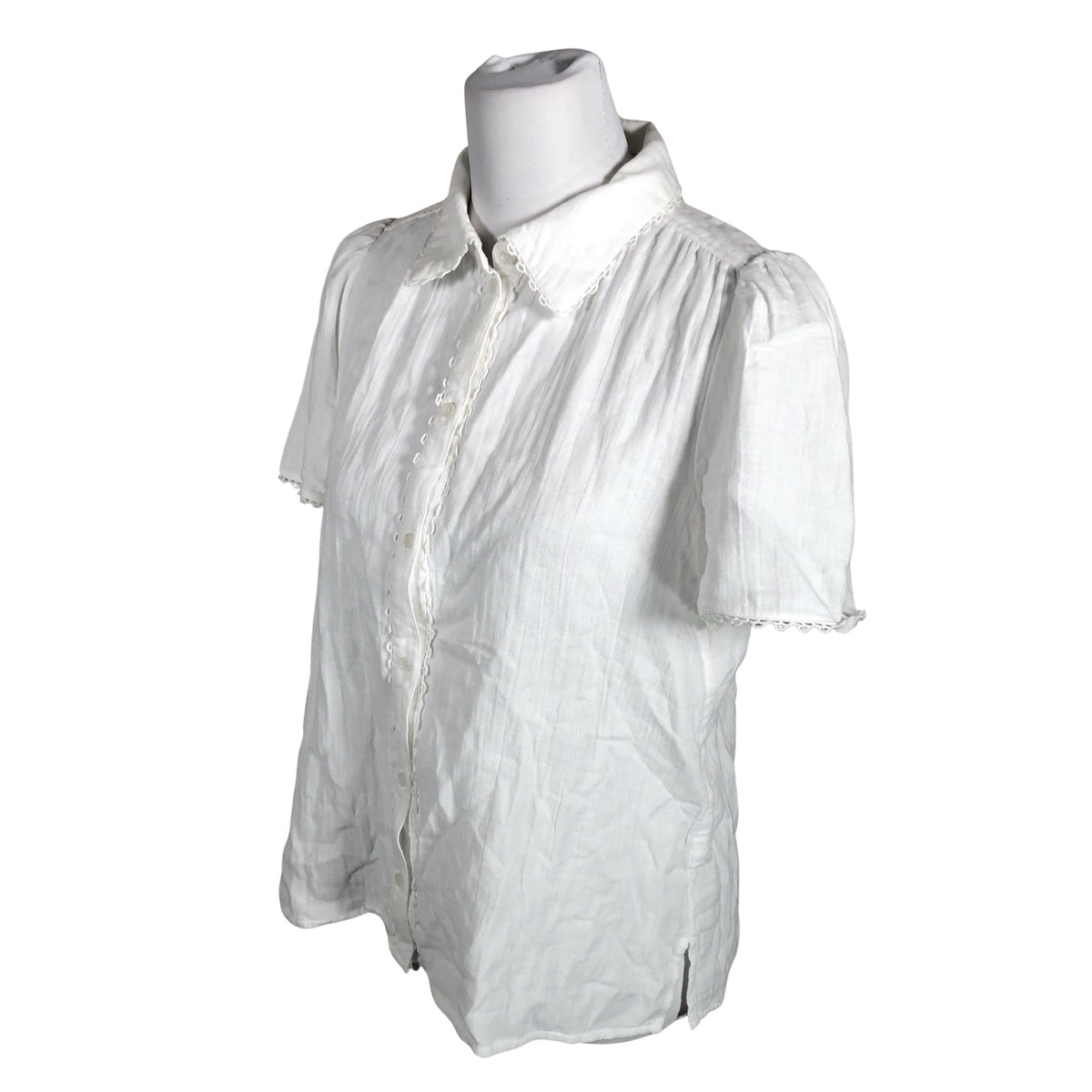 Unisex ME+EM - Short-sleeved blouse, size 40 - White (3)