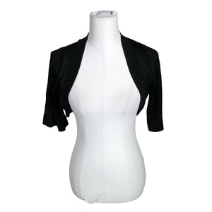 Unisex Your Face - Knit bolero jacket, size 36 - Black (1)