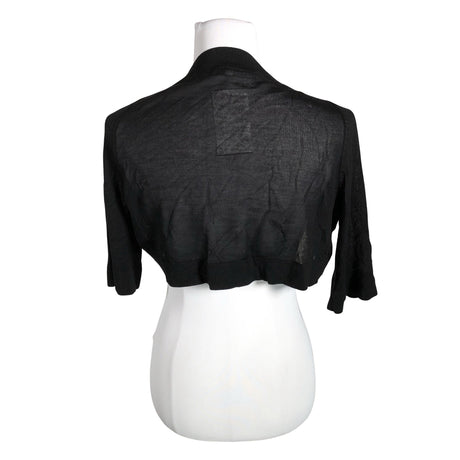 Unisex Your Face - Knit bolero jacket, size 36 - Black (2)