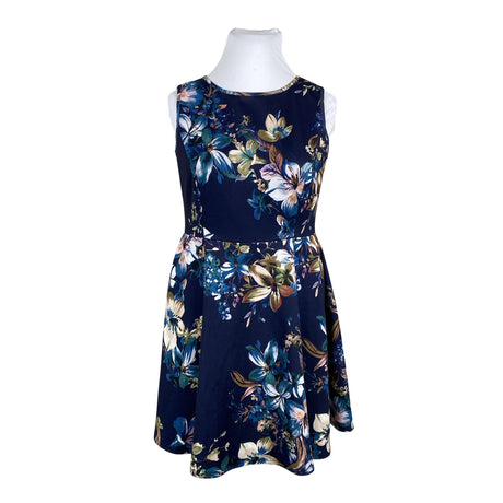 Unisex Lady Vintage - Tricot dress, size 42 - Blue ()