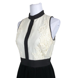 Unisex Ted Baker - Schiffon dress, size 36 - Natural white (2)