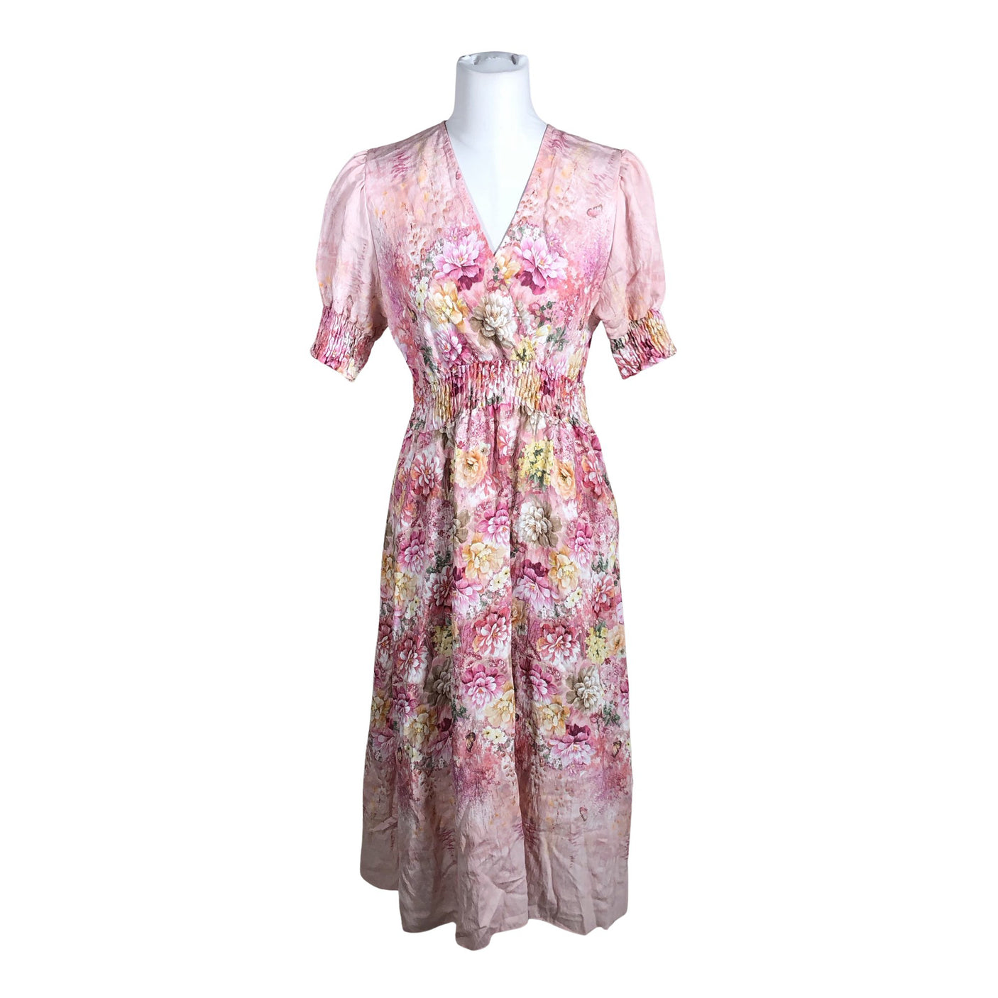 Unisex Marta - Maxi dress, size 38 - Light pink (1)