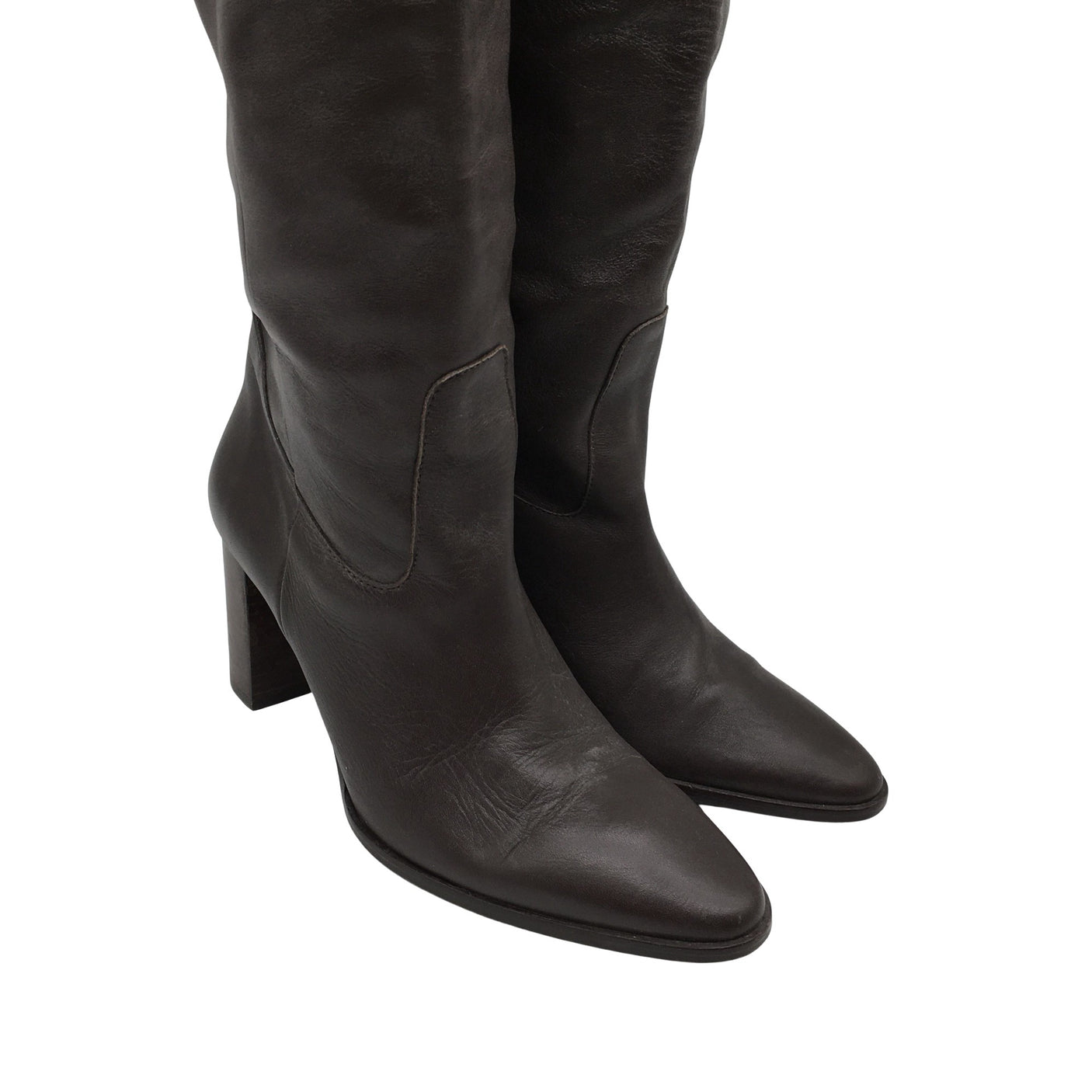 Unisex Massimo Dutti - Boots, size 38 - Brown (2)