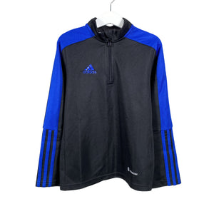 Unisex Adidas - Sports shirt, long sleeve, size 122 - 128 - Blue (1)