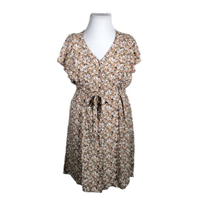 Unisex Happy Holly - Schiffon dress, size 44 - Beige (1)