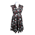 Unisex Lady Vintage - Tricot dress, size 44 - Black ()