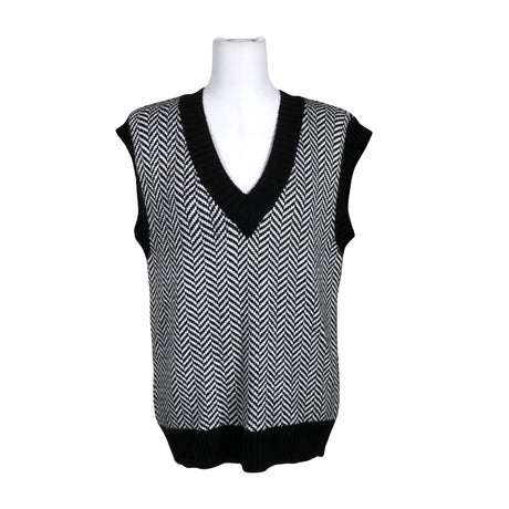 Unisex Na-KD - Knit vest, size 36 - Black ()