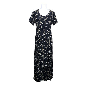 Unisex Fransa - Maxi dress, size 38 - Black (1)
