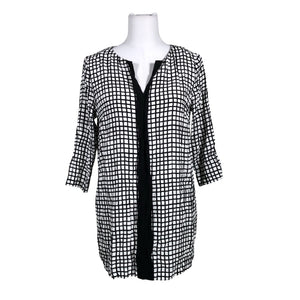Unisex Sand - Schiffon tunic, size 36 - White (1)