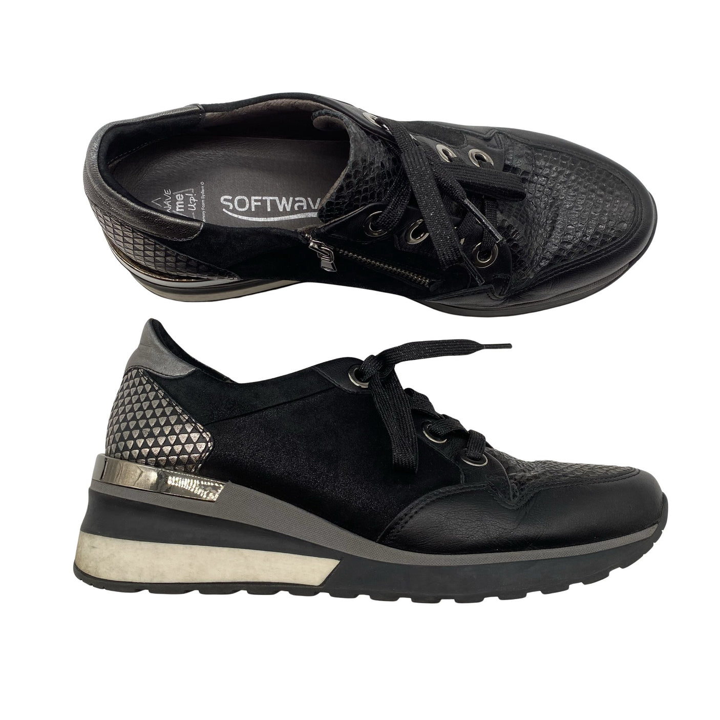 Unisex Softwaves - Sneakers, size 39 - Black (1)