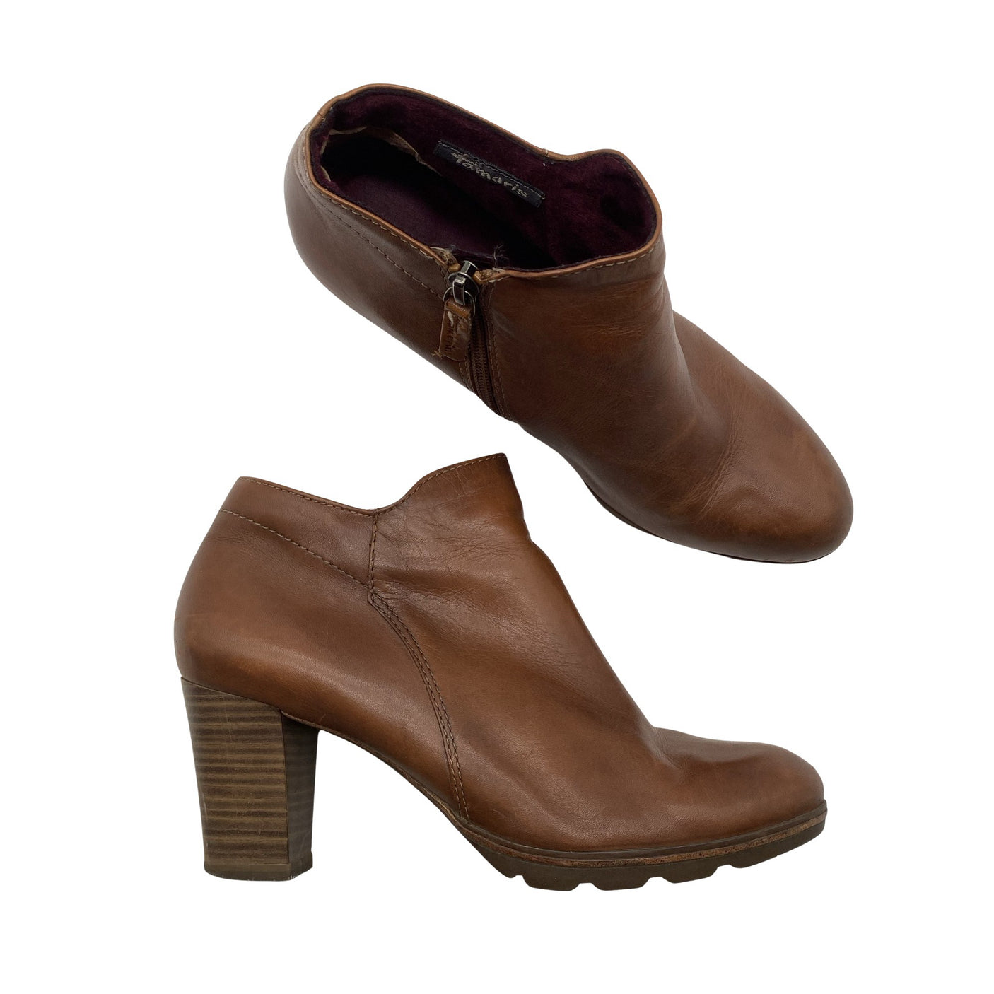Unisex Tamaris - Ankle boots, size 38 - Brown (1)
