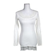 Unisex Cream - Tricot shirt, size 34 - White ()
