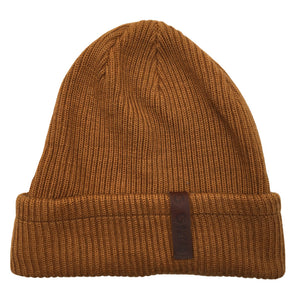 Unisex Super Yellow - Winter beanie, size 54 - 56 cm - Brown (1)