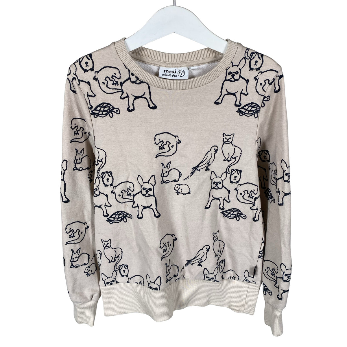 Unisex me&i - Sweatshirt, size 122 - 128 - Beige (1)