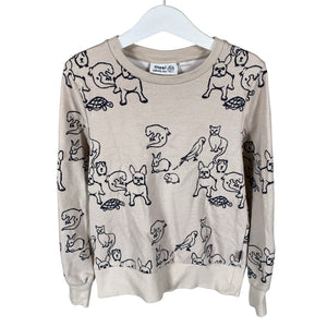 Unisex me&i - Sweatshirt, size 122 - 128 - Beige (1)