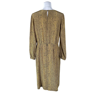 Unisex Marimekko - Schiffon dress, size 38 - Brown (2)