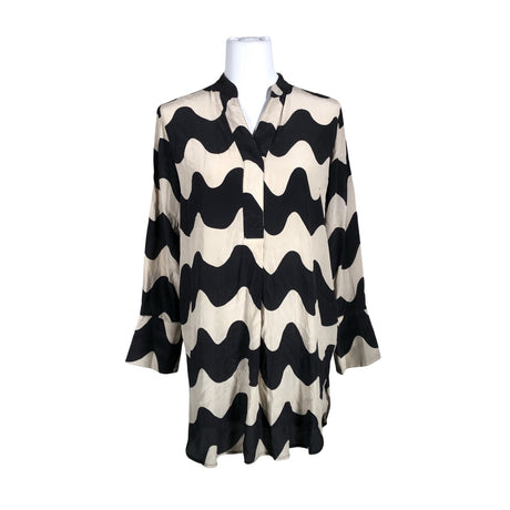 Unisex Marimekko - Schiffon tunic, size 38 - Black ()